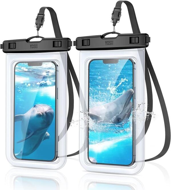 Waterproof Phone Pouch, 2 Pack