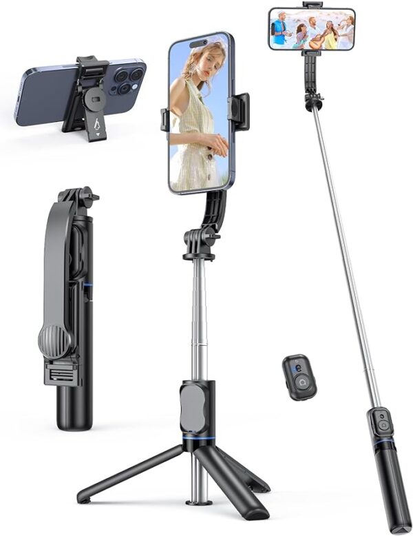 Selfie Stick Tripod with Detachable Phone Holder